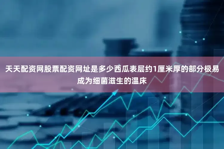 天天配资网股票配资网址是多少西瓜表层约1厘米厚的部分极易成为细菌滋生的温床